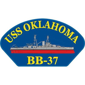 Eagle Emblems PM0231 Patch-Uss,Oklahoma (5-1/4"x3")