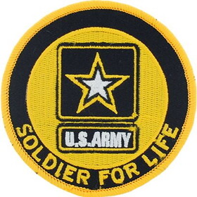 Eagle Emblems PM0233 Patch-Army,Soldier For Life (3-1/16")