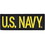 Eagle Emblems PM0239 Patch-Usn, Tab, Us.Navy (Gld/Blk) (4-1/4")