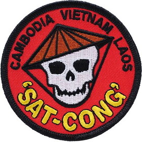 Eagle Emblems PM0244 Patch-Vietnam,Sat Cong (3-1/16")