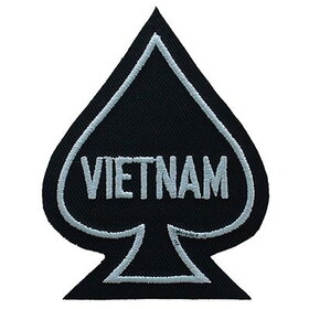 Eagle Emblems PM0249 Patch-Vietnam,Spade/Ace (3")