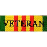 Eagle Emblems PM0252 Patch-Vietnam, Svc.Ribbon Veteran (4-1/4