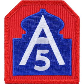 Eagle Emblems PM0261 Patch-Army,005Th Army (2-3/4")