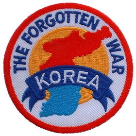 Eagle Emblems PM0270 Patch-Korea,Forgotten War (3-1/16")