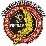 Eagle Emblems PM0278 Patch-Vietnam, The Land Th (3-1/8
