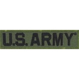 Eagle Emblems PM0286 Patch-Army, Tab, Us.Army (Subdued) (1-1/8