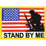 Eagle Emblems PM0287 Patch-Usa, Stand By Me (3-3/8