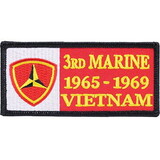 Eagle Emblems PM0305 Patch-Viet, Bdg, Usmc, 3Rd 1965-1969 (4-1/4