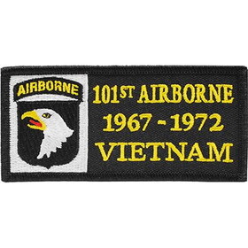 Eagle Emblems PM0306 Patch-Viet,Bdg,Army,101St 1967-1972, (4-1/8"x2")