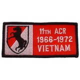 Eagle Emblems PM0312 Patch-Viet,Bdg,Army,011Th 1966-1972, (4-1/8
