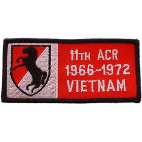 Eagle Emblems PM0312 Patch-Viet,Bdg,Army,011Th 1966-1972, (4-1/8"x2")