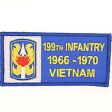 Eagle Emblems PM0318 Patch-Viet, Bdg, Army, 199Th 1966-1970 (4-1/4