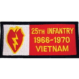 Eagle Emblems PM0320 Patch-Viet,Bdg,Army,025Th 1966-1970, (4-1/8