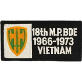 Eagle Emblems PM0324 Patch-Viet, Bdg, Army, 018Th 1966-1973 (4-1/4