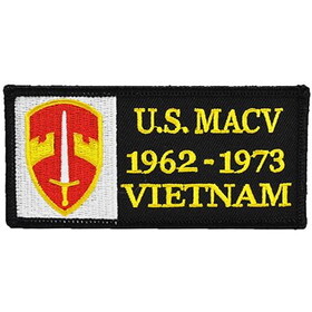 Eagle Emblems PM0325 Patch-Viet,Bdg,Macv 1962-1973, (4-1/8"x2")
