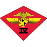 Eagle Emblems PM0332 Patch-Usmc, 04Th Airwing (3-3/4