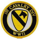 Eagle Emblems PM0336 Patch-Wwii,Army,001St Cav (3-1/16