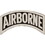 Eagle Emblems PM0351 Patch-Army, Tab, Airborne (Wht/Blk) (3-1/4")