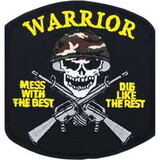 Eagle Emblems PM0365 Patch-Mess W/Best, Warrior (3-1/4