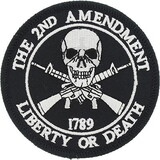 Eagle Emblems PM0367 Patch-2nd Amendment,1789 (3-1/16")