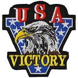 Eagle Emblems PM0378 Patch-Usa, Victory, Eagle (3-1/4