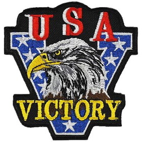 Eagle Emblems PM0378 Patch-Usa,Victory,Eagle (3-1/4")