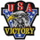Eagle Emblems PM0378 Patch-Usa,Victory,Eagle (3-1/4")