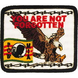 Eagle Emblems PM0394 Patch-Pow*Mia,Viet,Not FORGOTTEN, (3-1/4
