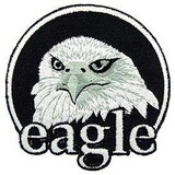 Eagle Emblems PM0396 Patch-Usa, Eagle Head- (Logo) (3-1/4
