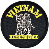 Eagle Emblems PM0403 Patch-Vietnam,Remembered (3-1/16