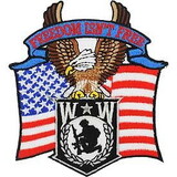 Eagle Emblems PM0407 Patch-Wounded Warrior Eagle (4