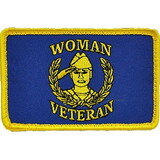Eagle Emblems PM0422V Patch-Woman Veteran (Velcro), (3-1/2