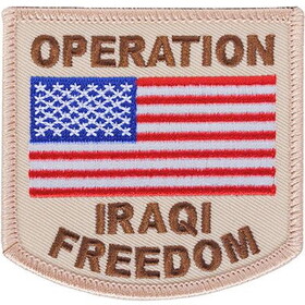 Eagle Emblems PM0424 Patch-Iraqi Freed.Usa (2-7/8")