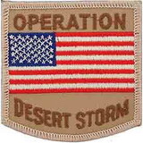 Eagle Emblems PM0425 Patch-Dest.Storm, Usa Flag (3-1/2