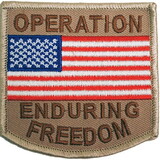 Eagle Emblems PM0432 Patch-Enduring Freed.Usa (3-1/2