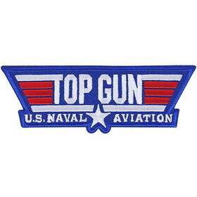 Eagle Emblems PM0438V Patch-Usn,Top Gun Logo (Velcro), (4-1/4")