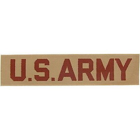 Eagle Emblems PM0442 Patch-Army,Tab,Us.Army (DESERT) Printed, (4-1/2"x1-1/8")