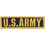 Eagle Emblems PM0447 Patch-Army, Tab, Us.Army (Gld/Blk) (1-1/4