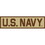 Eagle Emblems PM0449 Patch-Usn,Tab,Us.Navy (DESERT), (4-3/4"x1-1/4")