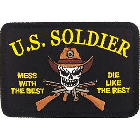 Eagle Emblems PM0464 Patch-Mess W/Best Soldier (4")