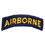 Eagle Emblems PM0470 Patch-Army, Tab, Airborne (Gld/Blk) (2-1/2")