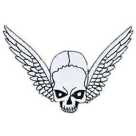 Eagle Emblems PM0481 Patch-Skull &Amp; Wings (3")