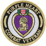 Eagle Emblems PM0487 Patch-Purple Heart 