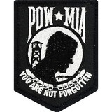 Eagle Emblems PM0516 Patch-Pow*Mia (Black) (3