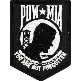 Eagle Emblems PM0516 Patch-Pow*Mia (Black) (3")