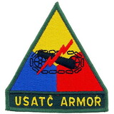 Eagle Emblems PM0520 Patch-Army,Armor,Usatc (3-3/4