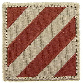 Eagle Emblems PM0532 Patch-Army,003Rd Inf.Div. (DESERT), (3")