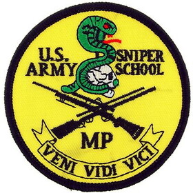 Eagle Emblems PM0585 Patch-Army,Sniper School (3")