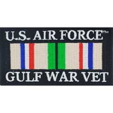 Eagle Emblems PM0588 Patch-Gulf War, Vet, Usaf (Desert) Ribbon (4