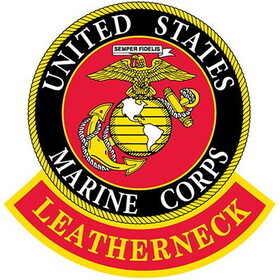 Eagle Emblems PM0606 Patch-Usmc Logo,Leatherneck (3-5/8")